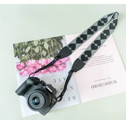 Adjustable Camera Shoulder Strap – Compatible with Canon, Nikon, Sony, Fujifilm & Mirrorless SLR Cameras