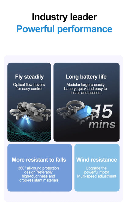 GT3 8K GPS Drone – Professional Foldable Quadcopter with 180° Dual HD Cameras, 5G WiFi, Obstacle Avoidance & Brushless Motors