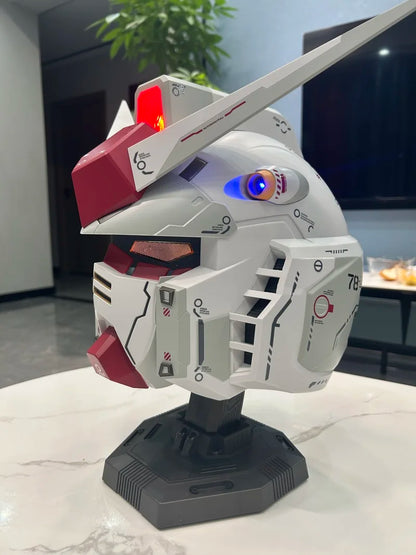 Bandai Gunpla RX-78 Gundam Head Collection – Wearable Robot Kit Action Figure, Cosplay Model for Kids, Halloween & Christmas Gift