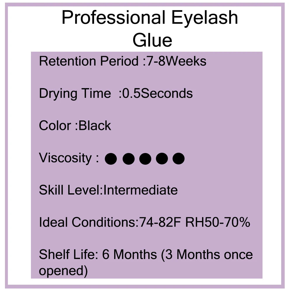KODIES GEL Extra Strong Eyelash Glue — 5g 0.5s Fast-Dry Waterproof Adhesive for False Eyelash Extensions