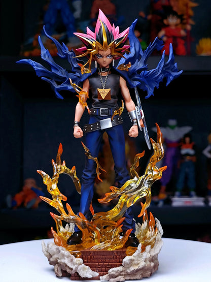 Yugi Muto Duel Monsters Action Figure - 28cm Dark Game PVC Statue, Collectible Figurine & Kids Toy Gift