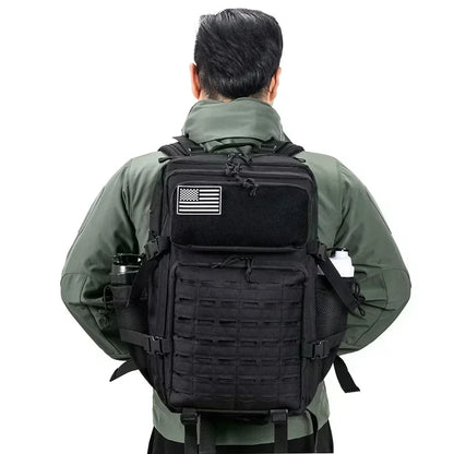 25L/45L Tactical Backpack for Men & Women – Outdoor Hiking Molle Daypack, School & Gym Rucksack with Dual Cup Holders