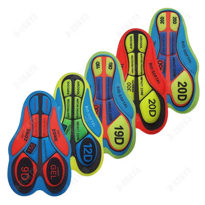 Men & Women Cycling Gel Pad – Shockproof Breathable Riding Cushion, 9D/12D/19D/20D Silicone Seat Pad