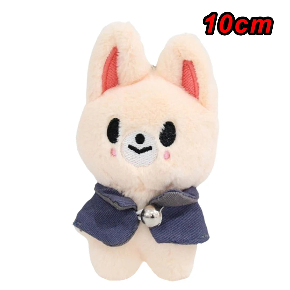310style Skzoo Plush Pencil Case – Kawaii Kpop Stray Wolf Stuffed Animal Toy, Cartoon Plush Doll for Kids Gift