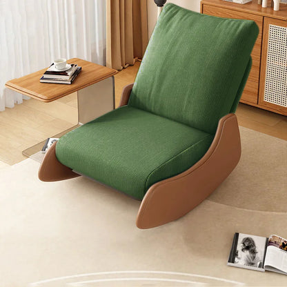 Ergonomic Adjustable Rocking Recliner Chair - Lazy Lounge Seat for Living Room & Balcony