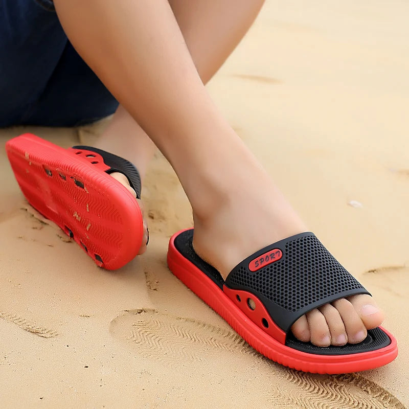 Men’s Casual One-Strap Slide Sandals – Lightweight Beach & Everyday Comfort Slip-On Shoes for Relaxed Wear