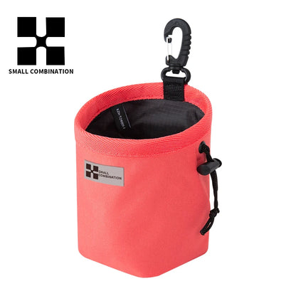 Portable Dog Training Treat Bag - Small Combination Waist Pouch for Puppy Snacks, Leash Walks & Outdoor Pet Training