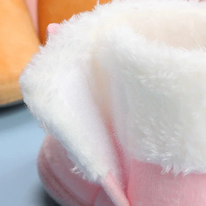 Newborn Baby Shoes — Soft Pompom Snow Boots for Girls & Boys, Warm Winter Toddler Booties