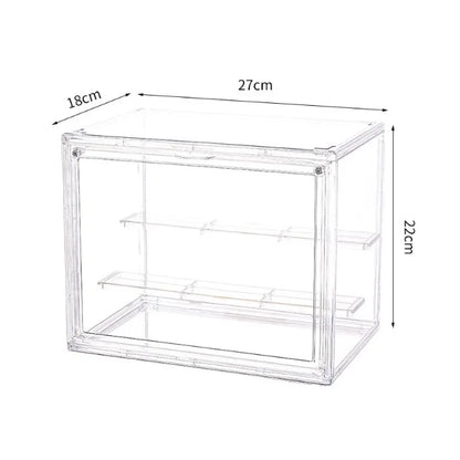 Three-Layer Acrylic Display Rack — Transparent Ladder Organizer for Anime Figures, Car Models, Blind Boxes & Jewelry Sorting