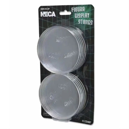 6-8" Neca Model Display Stands — Clear & Black Plastic Base for Action Figures & Toy Models