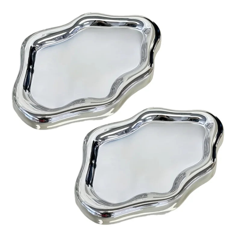 Cloud-Shaped Jewelry Tray - Decorative Organizer for Rings, Earrings, Bracelets & Necklaces Vanity Bedroom Decor