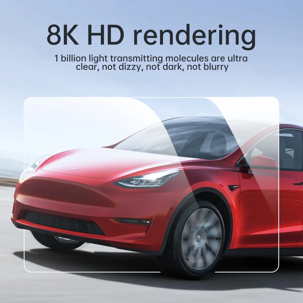 YZ Tempered Glass Screen Protector for Tesla Model 3 Y X 2021-2023 – HD Center Control Protection Film Accessory