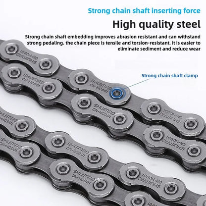 6-12 Speed Bicycle Chain – 10v/11v/12v MTB Mountain Bike Chain, 116/126L Original Bike Parts & Accessories