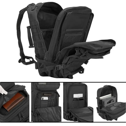 25L/50L Waterproof Oxford Tactical Sports Backpack – Breathable Outdoor Bag for Hiking, Fishing, Hunting & Camping