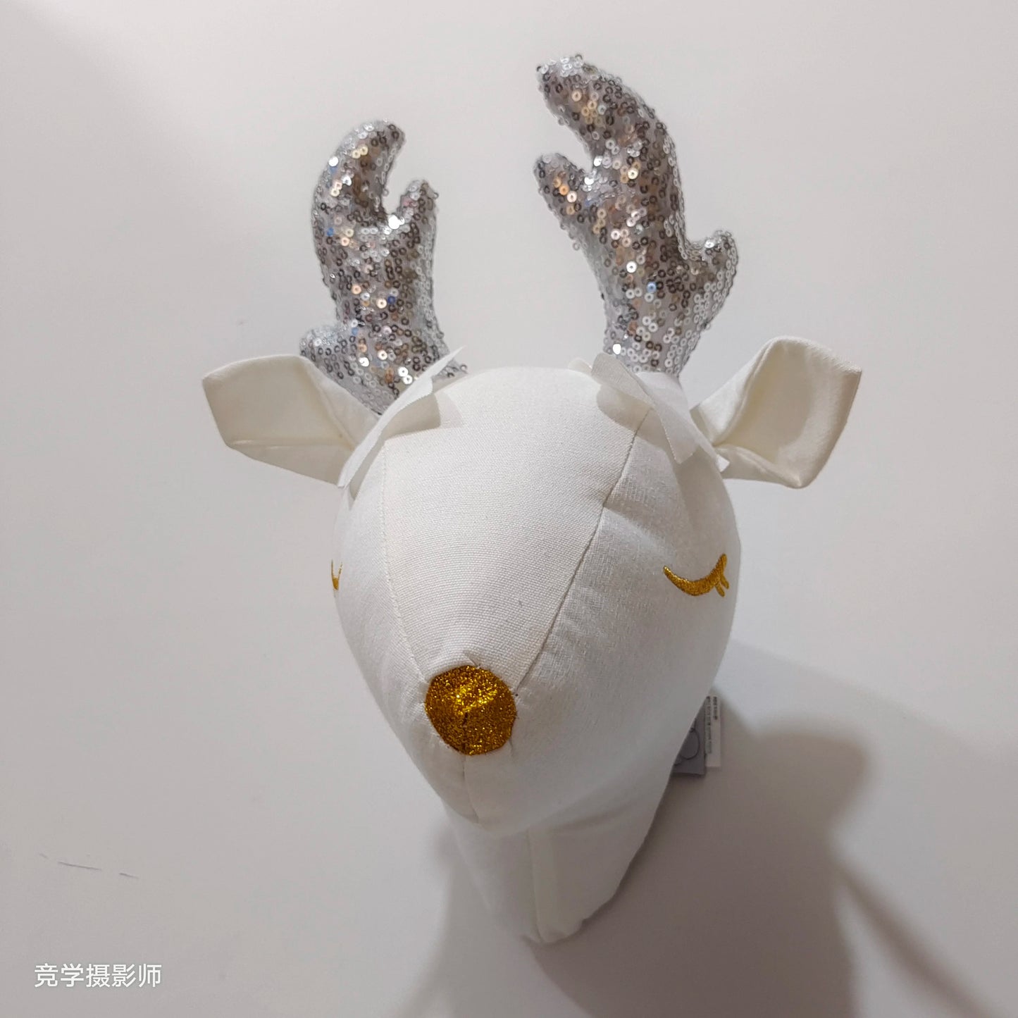 Handmade 3D Felt Animal Heads — Elephant & Swan Wall Hanging Decor for Nursery & Kids’ Bedroom
