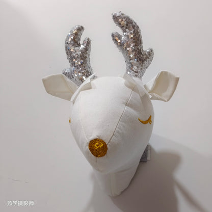 Handmade 3D Felt Animal Heads — Elephant & Swan Wall Hanging Decor for Nursery & Kids’ Bedroom