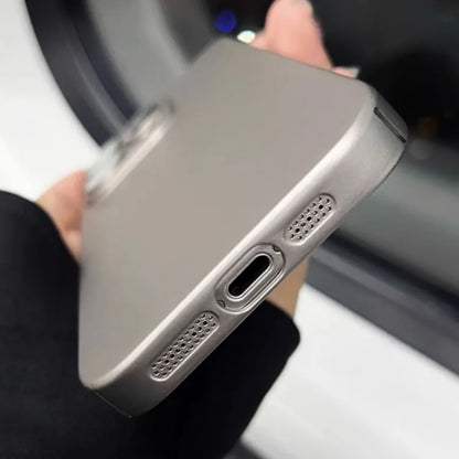 Ultra-Thin Matte iPhone Case - Slim Shockproof PC Cover with Glass Camera Protection for iPhone 11–16, Plus & Pro Max Models