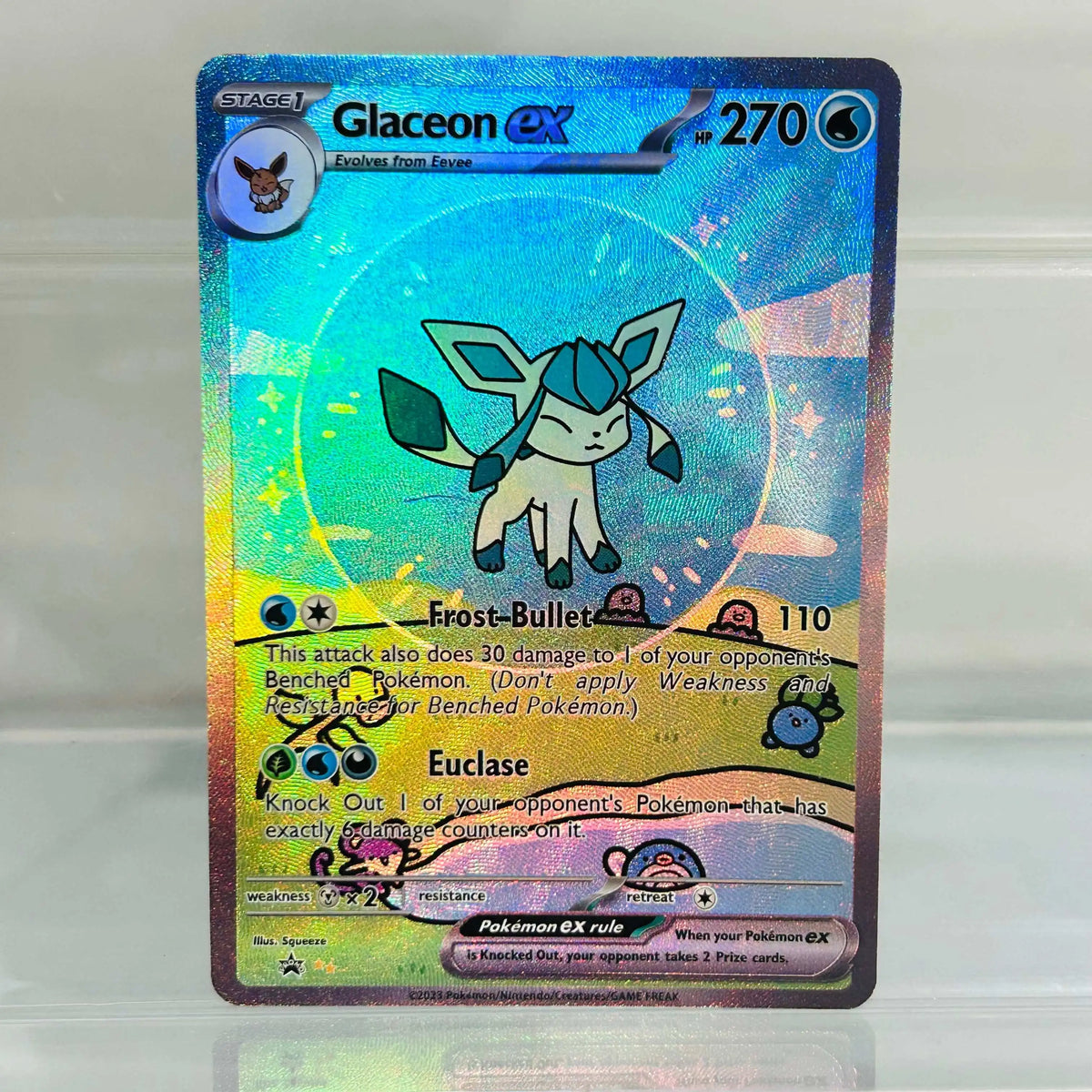 BUBBLE Series 14-Piece EX Card Set - Eeveelutions Gengar Dragonite Victini Holographic Anime Collection