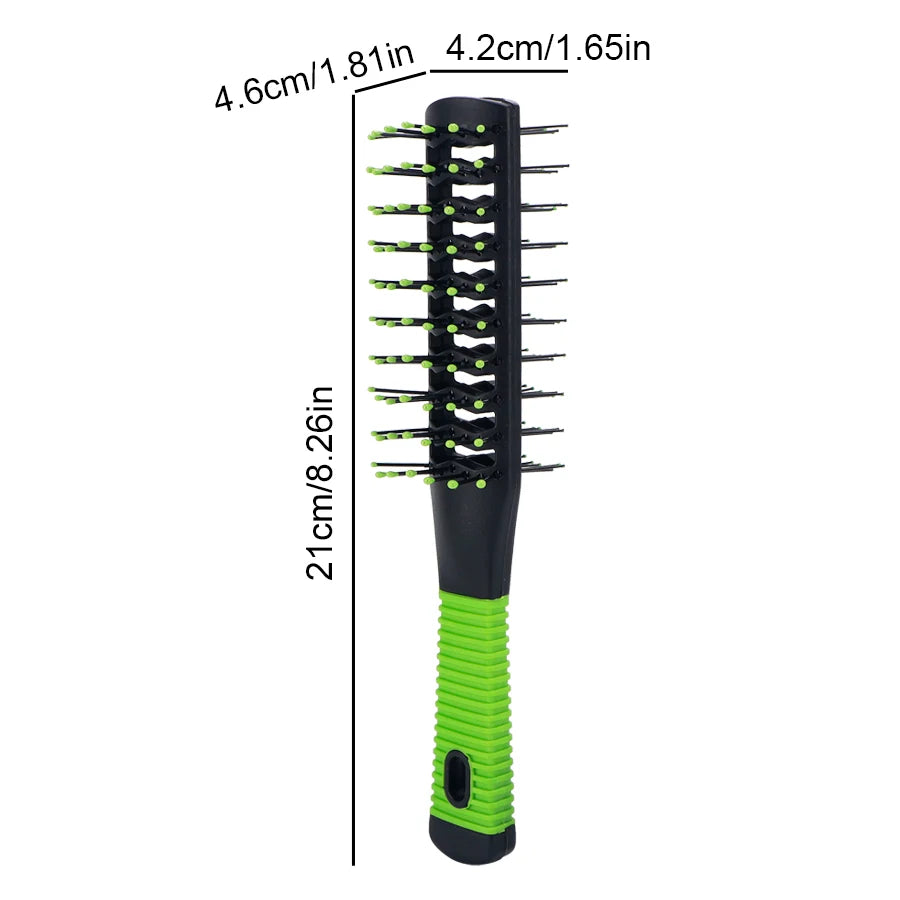 Pro Salon Double-Side Massage Comb – Anti-Tangle Detangling Hairbrush with Wide Teeth, Anti-Loss Hairstyling Brush