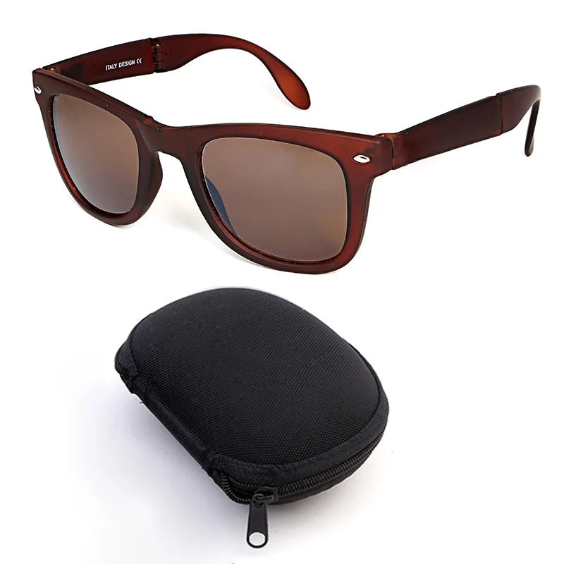 2025 Foldable Square Sunglasses – UV400 Men’s Driving & Women’s Outdoor Sports Cycling Goggles