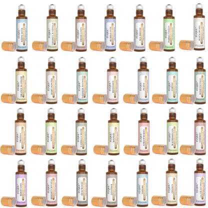 EUQEE 10ml Fragrance Oil Roll-On - Long-Lasting Perfume Scent for Diffusers, Burners & Aromatherapy