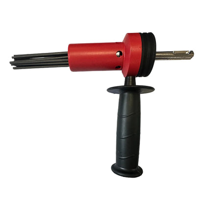 SDS Plus Deburring Tool - Detachable Handle Needle Deslagger for Rust Removal & Metal Edge Finishing