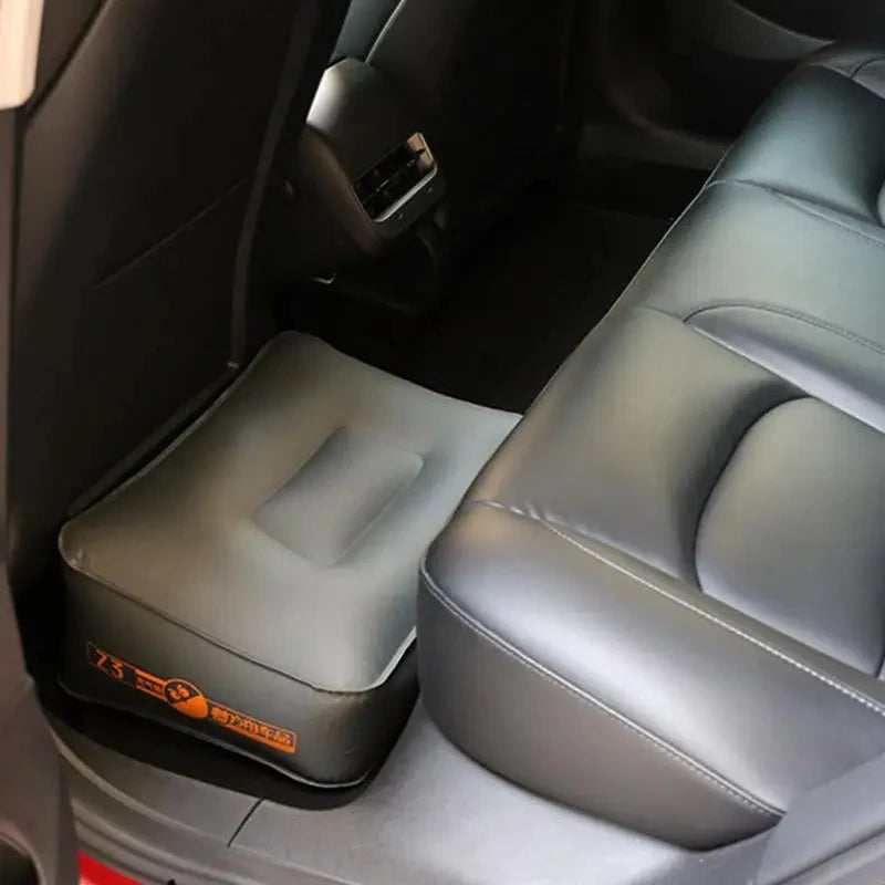 Car Travel Inflatable Mattress — Front Slope Air Bed Cushion & Seat Gap Pad for Self-Driving Trips