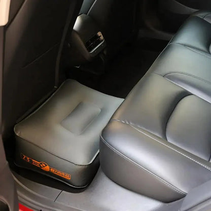 Car Travel Inflatable Mattress — Front Slope Air Bed Cushion & Seat Gap Pad for Self-Driving Trips