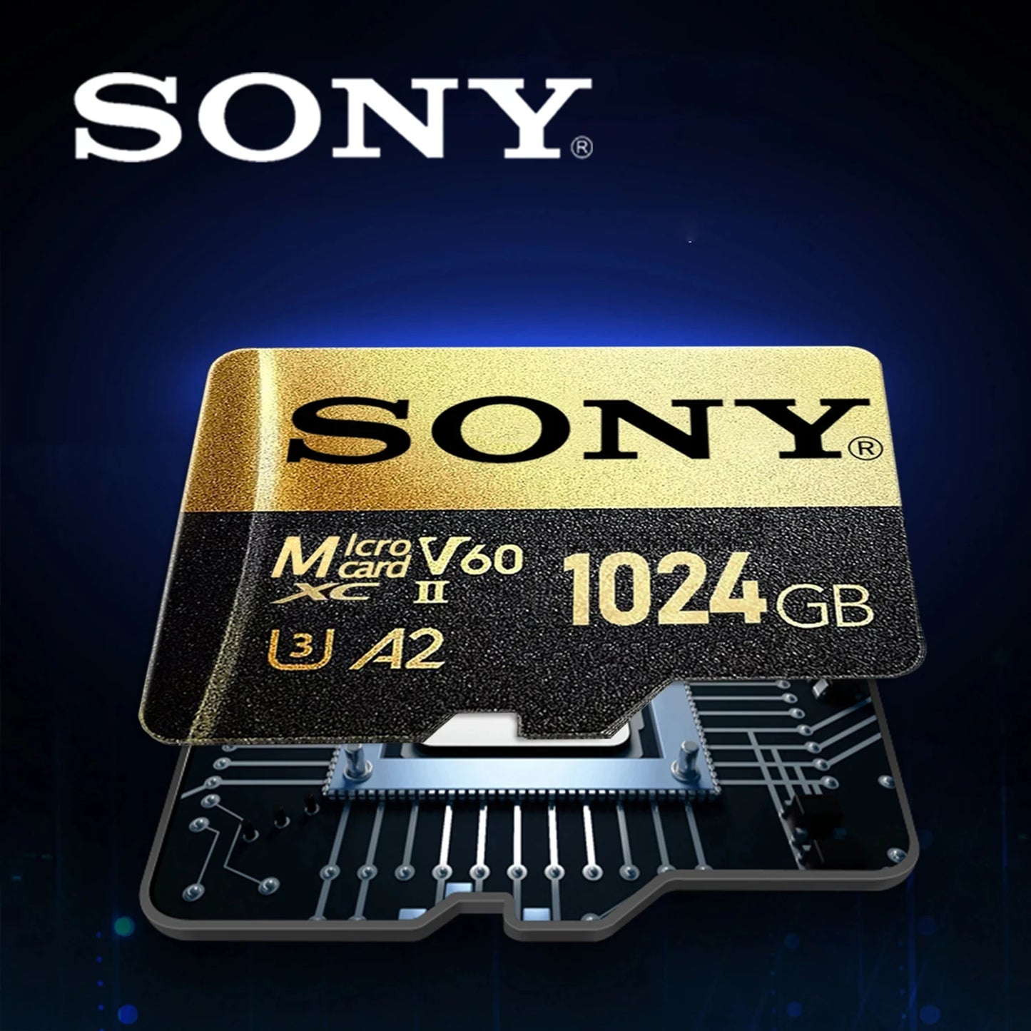 SONY High-Speed 1TB Micro SD Card — Mini MicroSD Memory Card for Xiaomi, Camera & PC (1TB/512GB/256GB/128GB)