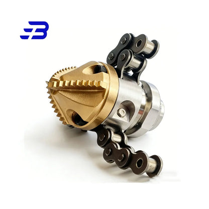 High-Pressure Sewer Cleaning Nozzle - Rotating Diamond Tip Drain Cleaner for Grease & Pipeline Blockages