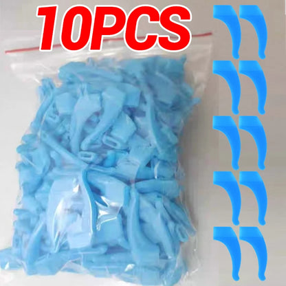Anti-Slip Silicone Ear Hooks for Glasses | Elastic Eyewear Grip, Temple Holder & Fastener Accessories