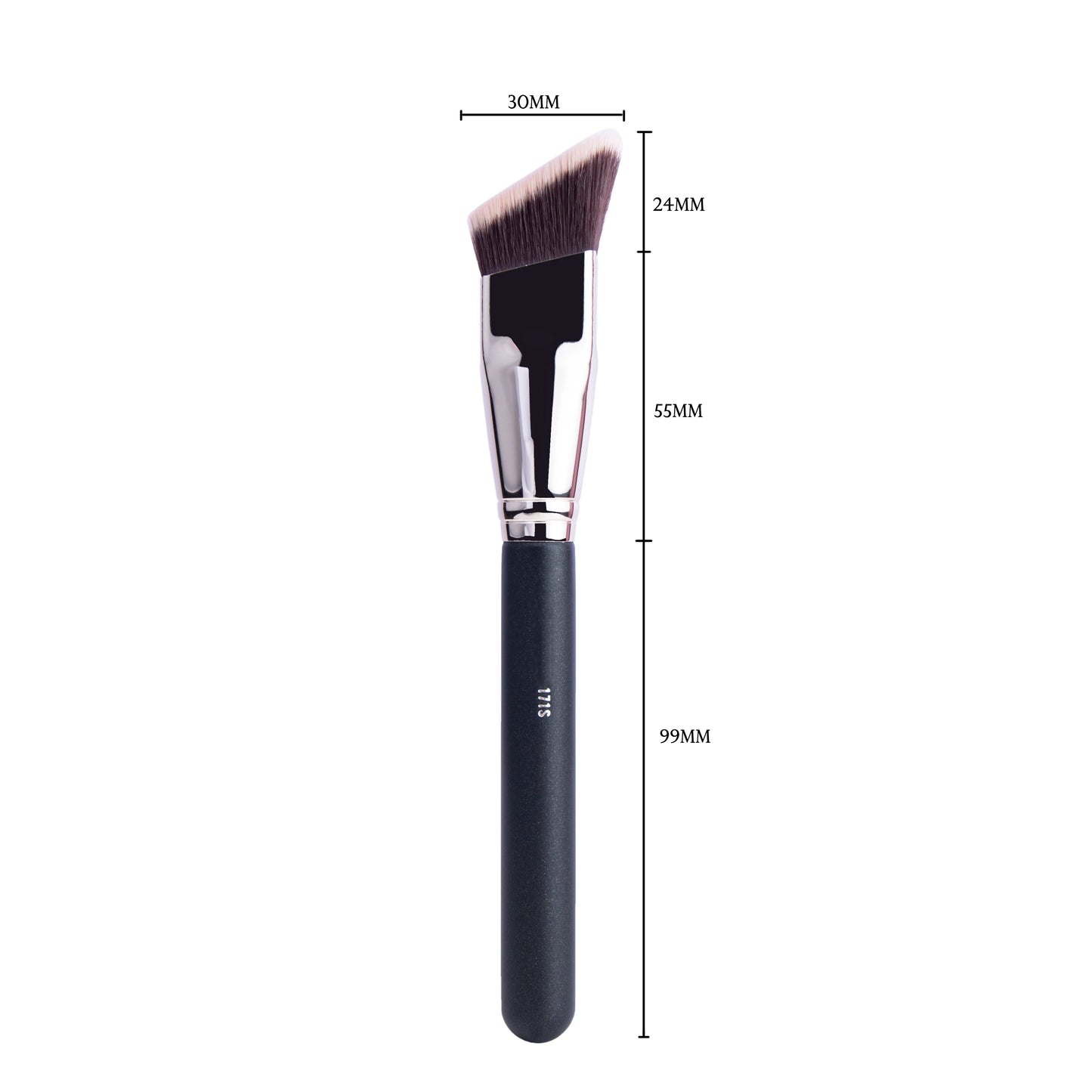 Angled Liquid Powder Contour Makeup Brush – Professional Cream Blush & Foundation Blending Tool
