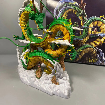 2026 Shenron Dragon Ball Figure - 24cm Goku & Shenron PVC Anime Collectible Statue Toy Gift