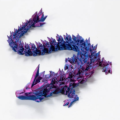 3D Printed Movable Snake Figurine – Realistic Jointed Simulation Ornament for Home & Office, 2025 New Year Craft Gift