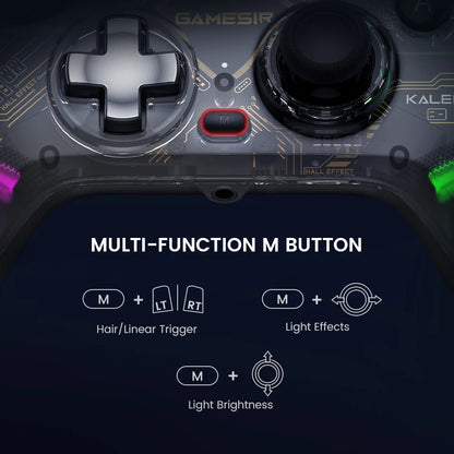 GameSir Kaleid Wired Xbox Controller – Hall Effect Joystick Gamepad for Xbox Series X, Series S & Xbox One