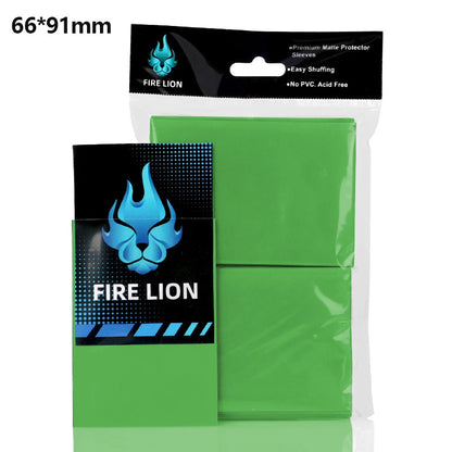 100PCS Matte Card Sleeves 66x91mm — Frosted Trading Card Protectors for MTG & TCG Game Cards