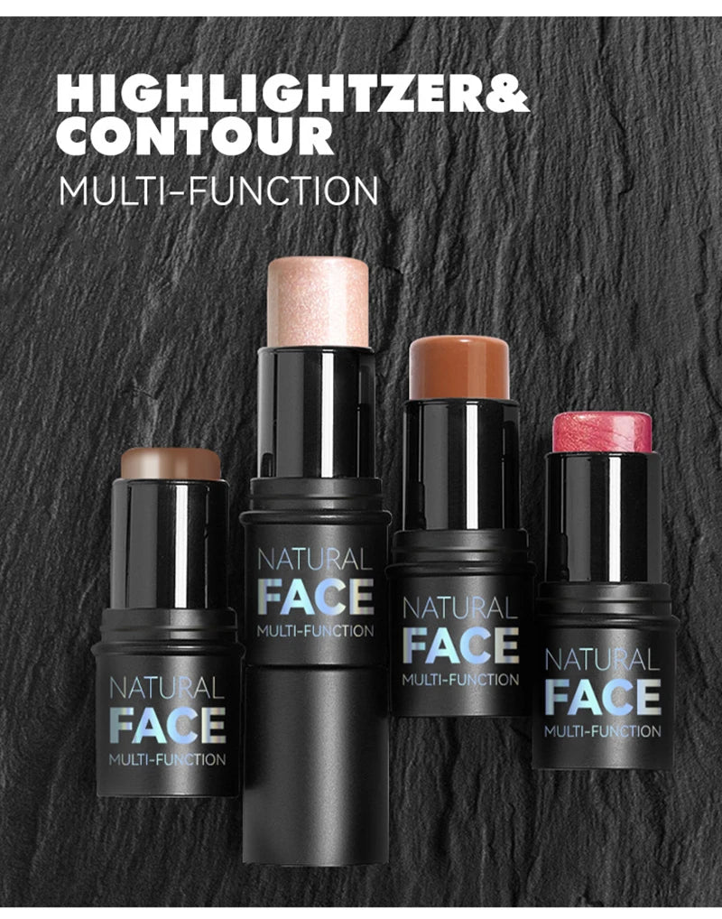 Face Pearl Stone Highlighter Stick – Long-Lasting Contour & Brightening Cheek Illuminator Makeup