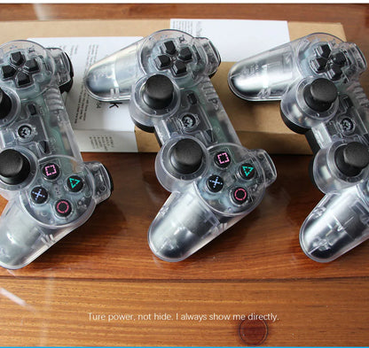 Wireless Transparent Dual Shock Controller for PS3 – Sixaxis Gamepad for Sony PlayStation 3 Console
