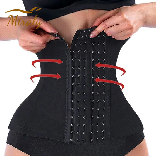 Women Slimming Waist Trainer Belt, Tummy Control Shapewear Belly Cincher Body Shaper Corset Girdle Fat Compression Faja Firm Waist Support