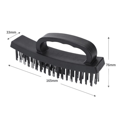 2PCS Steel Wire Brush Set - Industrial Rust Removal, Derusting & Metal Polishing Cleaning Tools