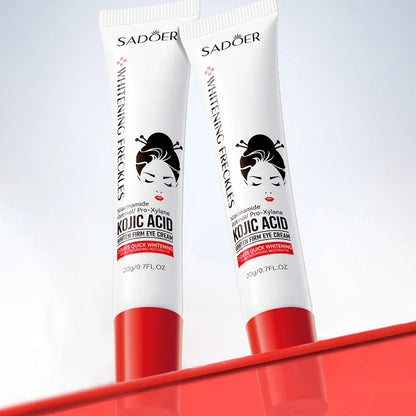 SADOER Kojic Acid & Retinol Eye Cream – Anti-Dark Circles, Eye Bag Removal, Moisturizing & Firming Skin Care