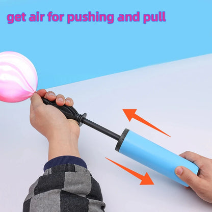 Balloon Pump Air Inflator - 1/3/5 Pcs Hand Push Portable Balloon Accessories for Wedding and Birthday Party Decorations