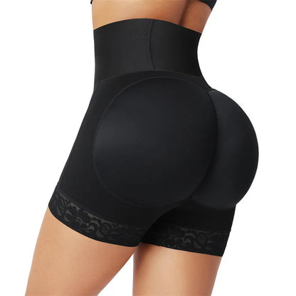 Women’s High Waist Body Shaper Panties — Butt Lifter Slimming Shapewear BBL Shorts with Tummy Control