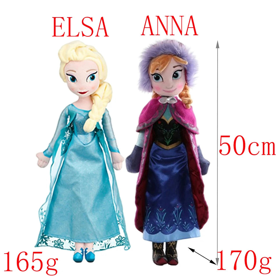 Disney Frozen Elsa, Anna & Friends Plush Toys – Olaf, Sven, Bruni Soft Dolls for Kids Christmas Gifts