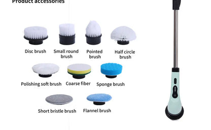 Wireless Electric Cleaning Brush – Multifunctional Rotating Brush for Bathroom, Window, Kitchen & Automotive