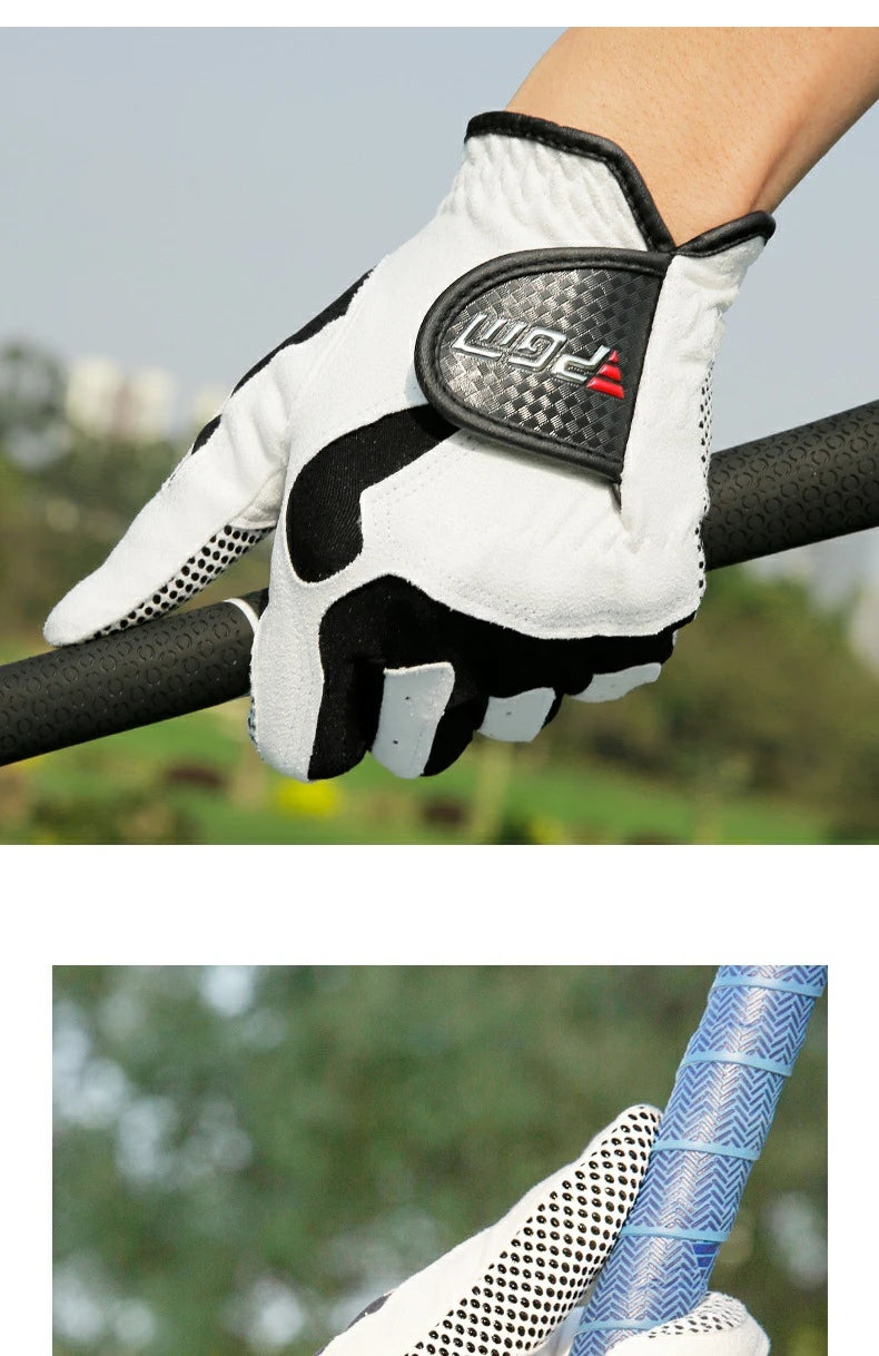 PGM Professional Golf Gloves – Breathable Microfiber, Non-Slip, Perfect for Club Swing & Putting Training