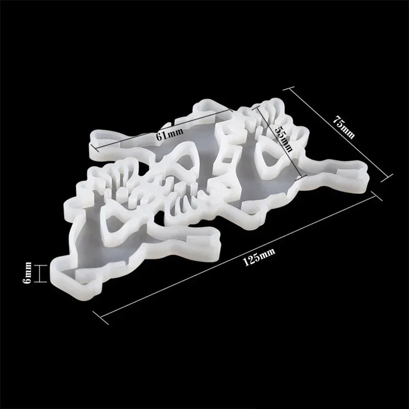 Halloween & Christmas Silicone Lollipop Mold – Pumpkin, Ghost & Elk Shape Candy, Chocolate, Cheese & Cake Decorating Tool
