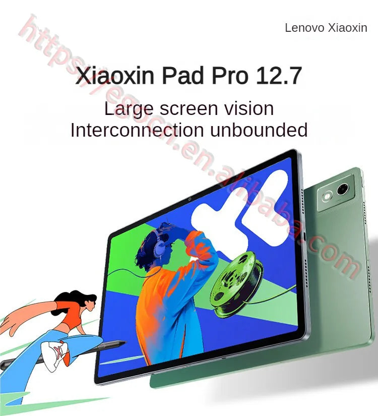 Lenovo Xiaoxin Pad Pro 12.7" 2025 Tablet – Dimensity 8300, 2.9K Resolution, 144Hz Refresh Rate, 10200mAh, WiFi Android