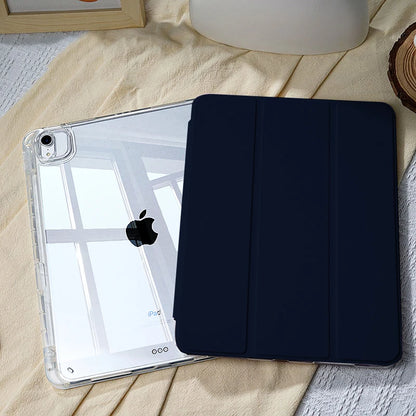 iPad Protective Case - 2025 Air 11 M3 M4 Pro 11 Inch Cover with Apple Pencil Holder for iPad 10th 9th Generation