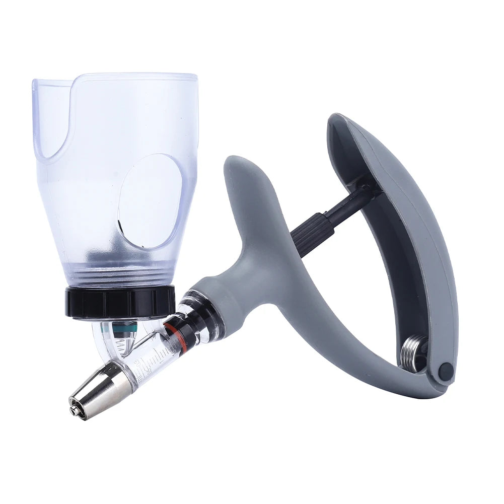 2ml/5ml Poultry Automatic Syringe — Adjustable Continuous Vaccine Injector for Veterinary Use